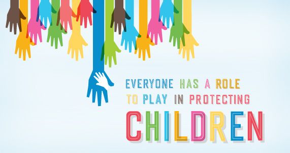 Child safety awareness artwork